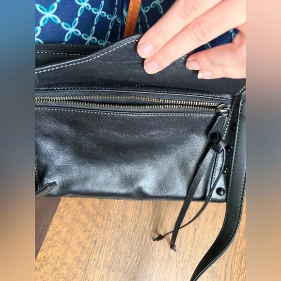 REBECCA MINKOFF MAB Studded Leather Crossbody Purse Bag Women’s Black NEW - Picture 4 of 15